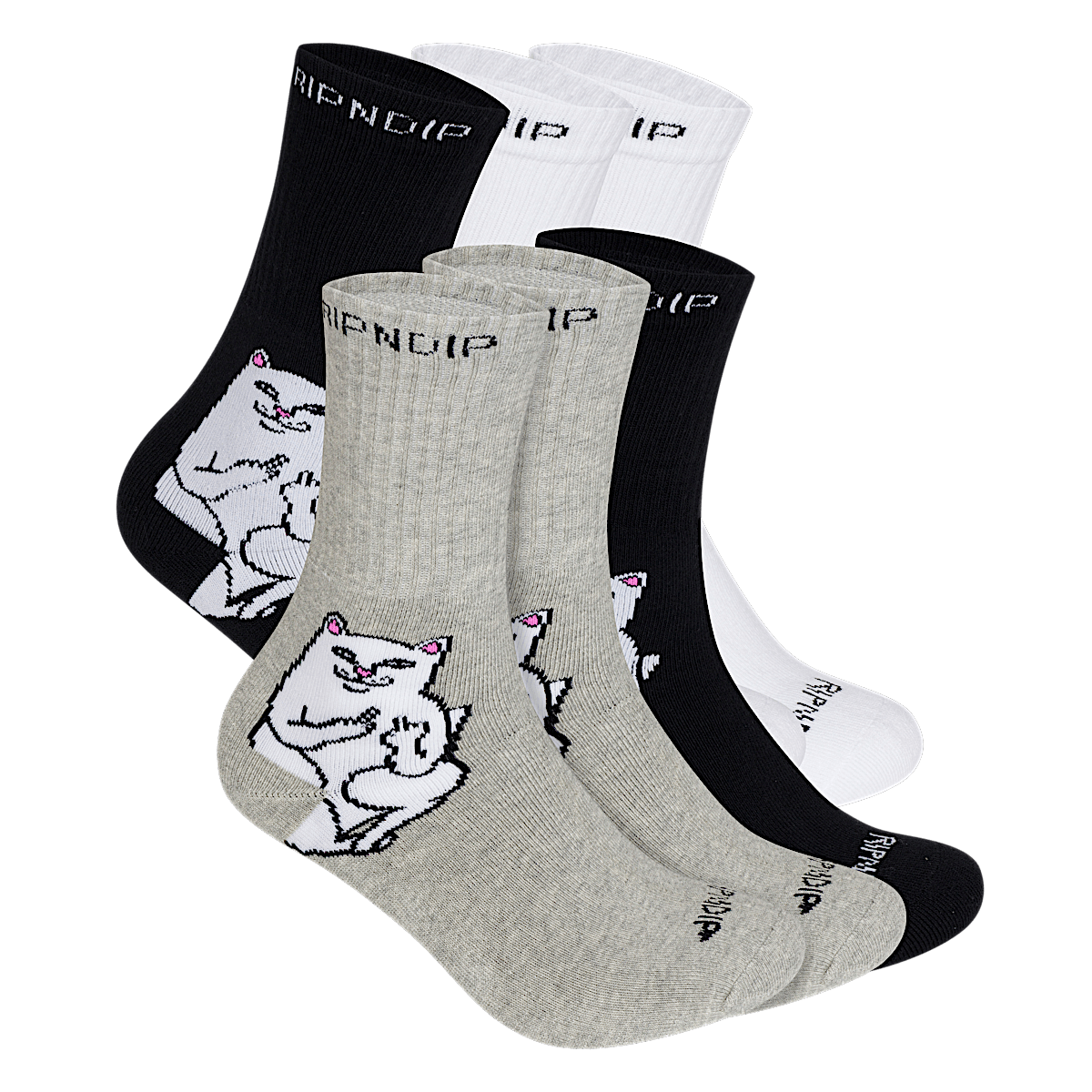Lord Nermal Socks 6 Pack (Multi) - Image 2