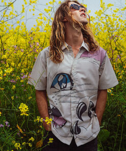 Alternative view of Metal Claw Button Up Shirt (Bone)