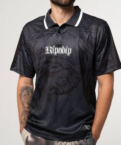 Alternative view of Lord Savior Soccer Jersey (Black)
