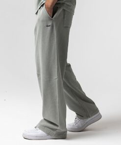 Alternative view of Castanza Straight Leg Sweatpants (Sage Vintage Wash)