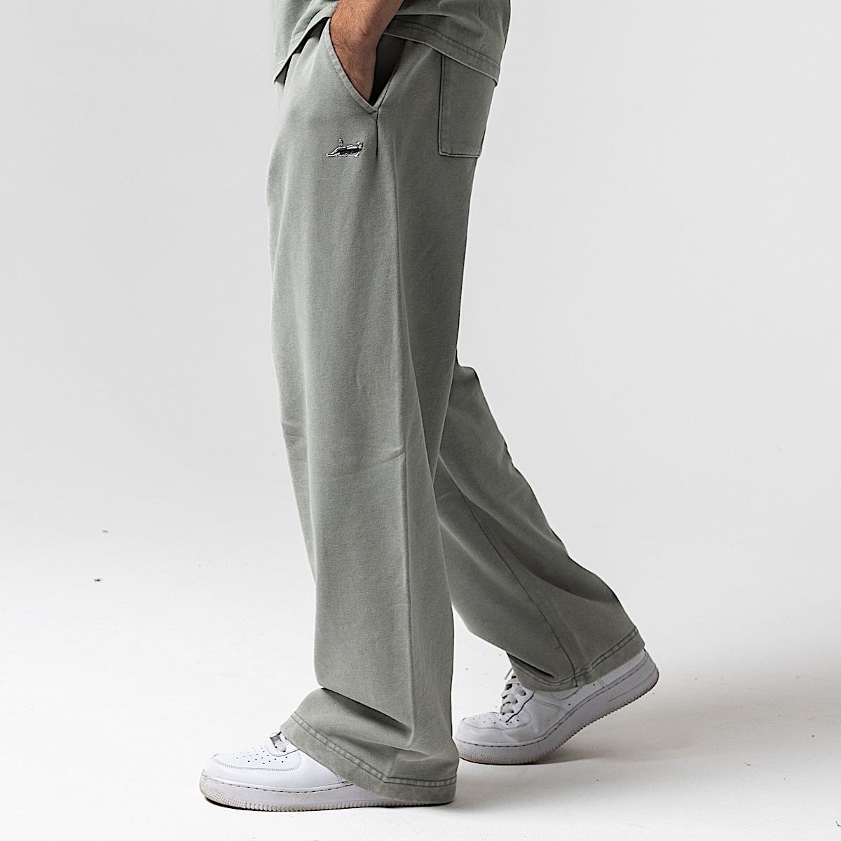 Castanza Straight Leg Sweatpants (Sage Vintage Wash) - Image 2
