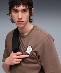 Alternative view of PUMA X RIPNDIP Lord Nermal Pocket Tee (Flat Bronze)
