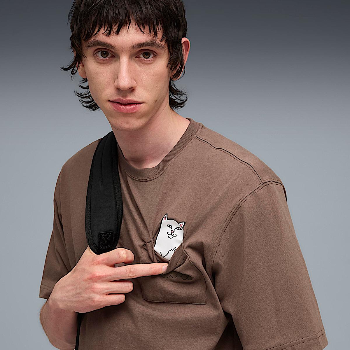 PUMA X RIPNDIP Lord Nermal Pocket Tee (Flat Bronze) - Image 2