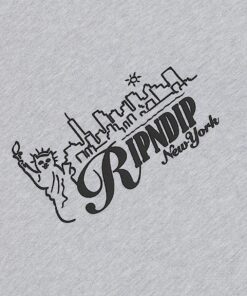 Alternative view of NYC Skyline Hoodie (Ash Heather)