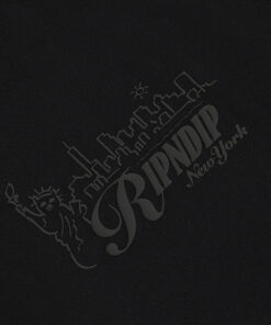 Alternative view of NYC Skyline Hoodie (Vintage Black)