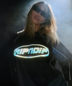 Alternative view of Surround Sound Hockey Jersey (Black / Blue)