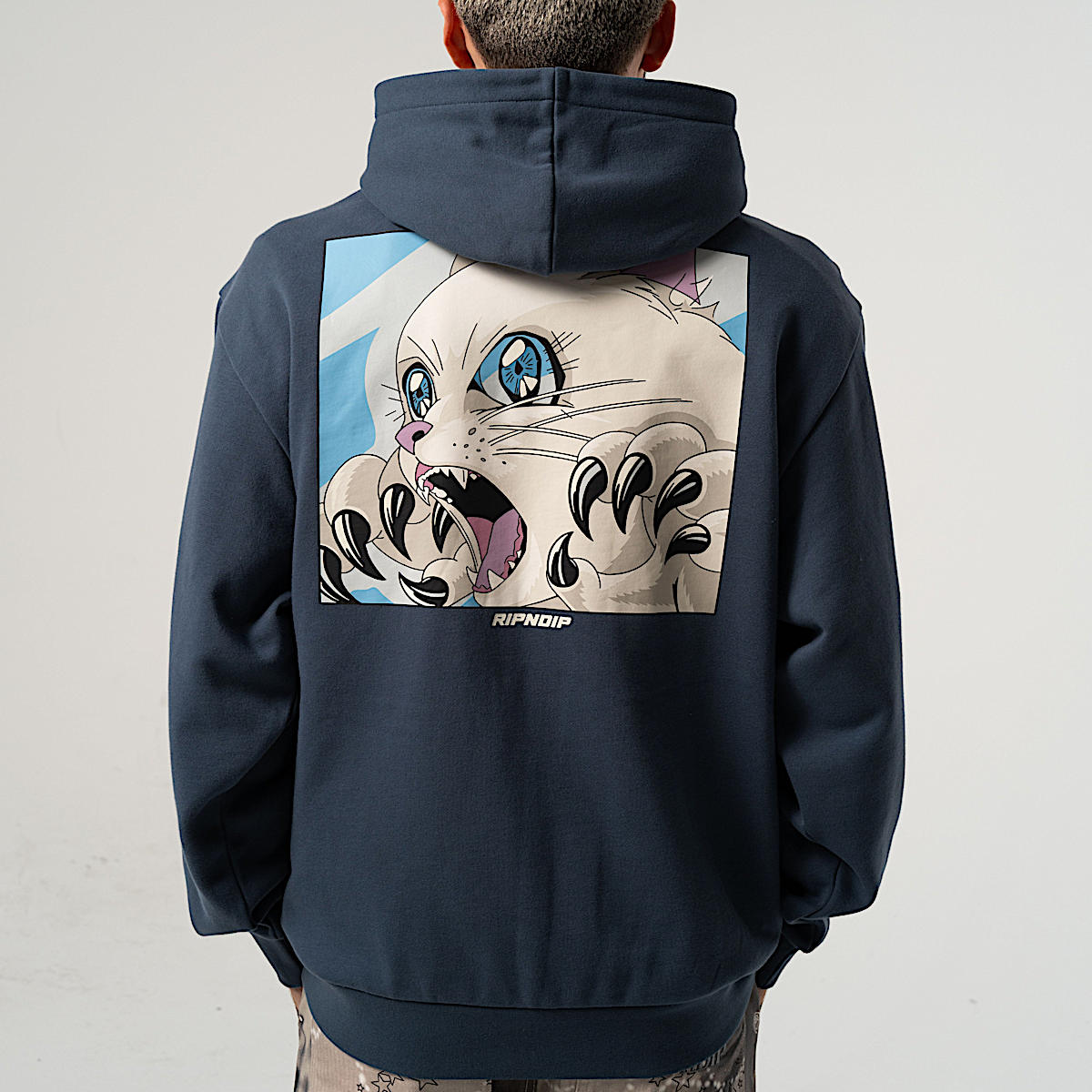 Metal Claw Hoodie (Navy) - Image 2