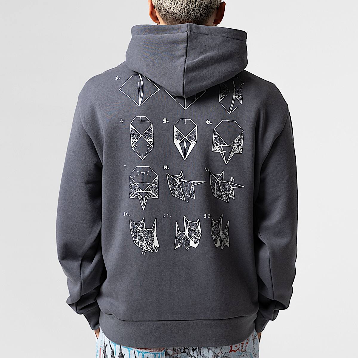Origami Hoodie (Charcoal) - Image 2