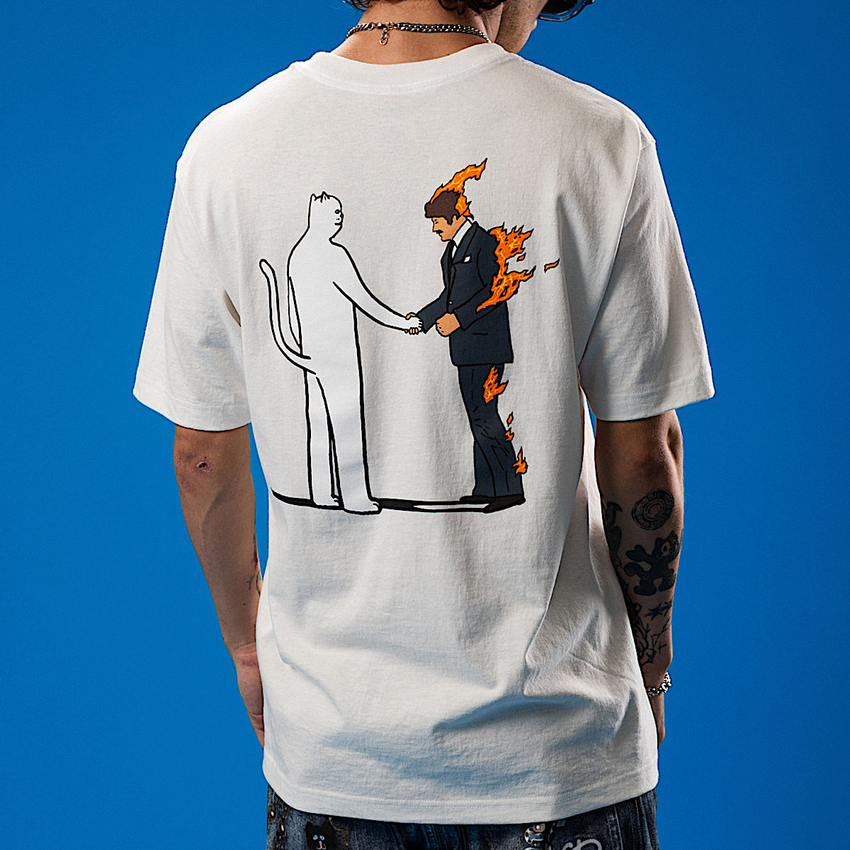 Burn Tee (Bone) - Image 2