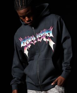 Alternative view of Noid Zip Hoodie (Dark Charcoal)