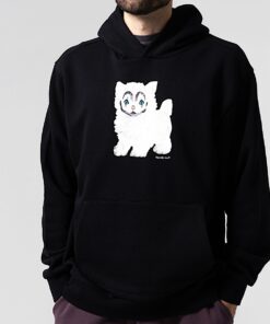 Alternative view of Pet Me Im Cute Hoodie (Black)