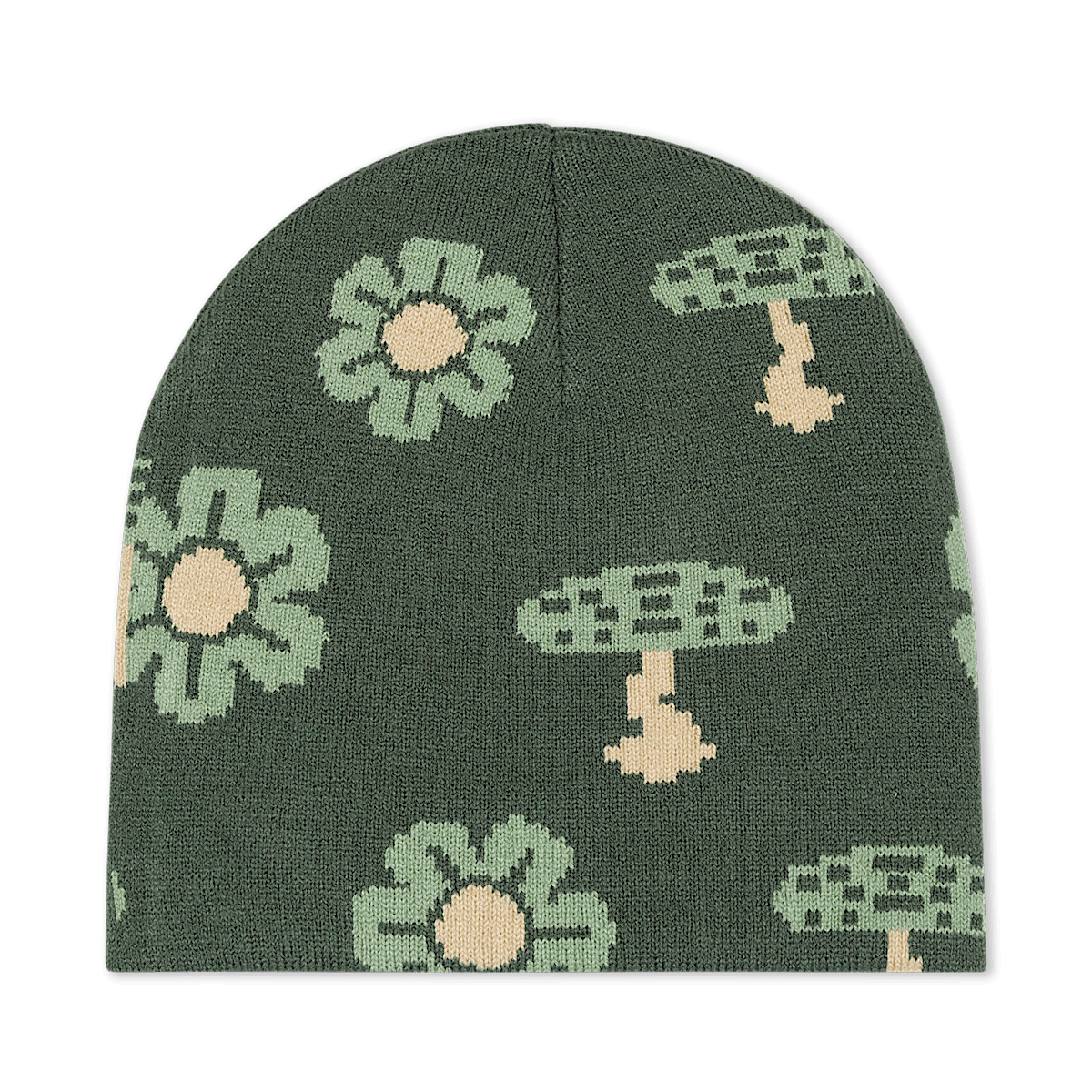 Out Of This World Skull Beanie (Sage Green) - Image 2