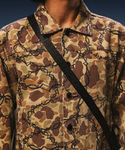 Alternative view of Wired Button Up Jacket (Tan Camo)