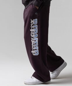 Alternative view of No Days Off Straight Leg Sweatpants (Plum)
