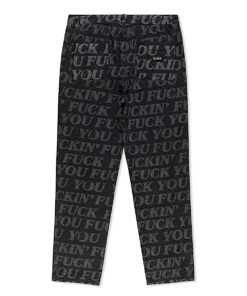 Alternative view of F.U.F.F. Washed Denim Pants (Black)
