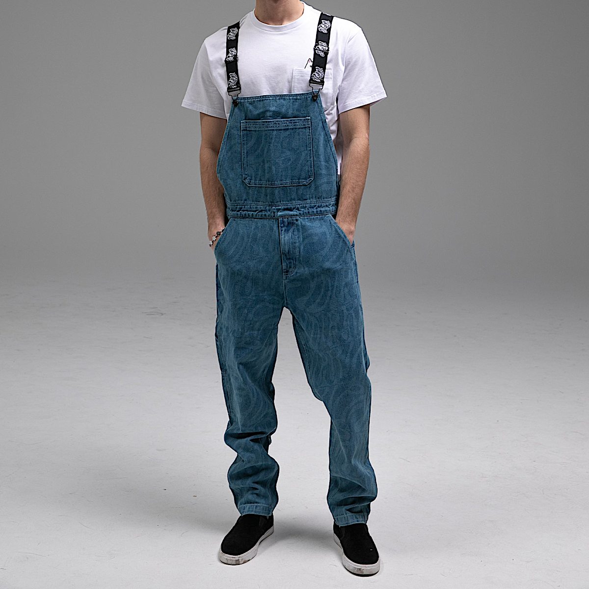Wilshire Denim Overalls (Medium Wash) - Image 2