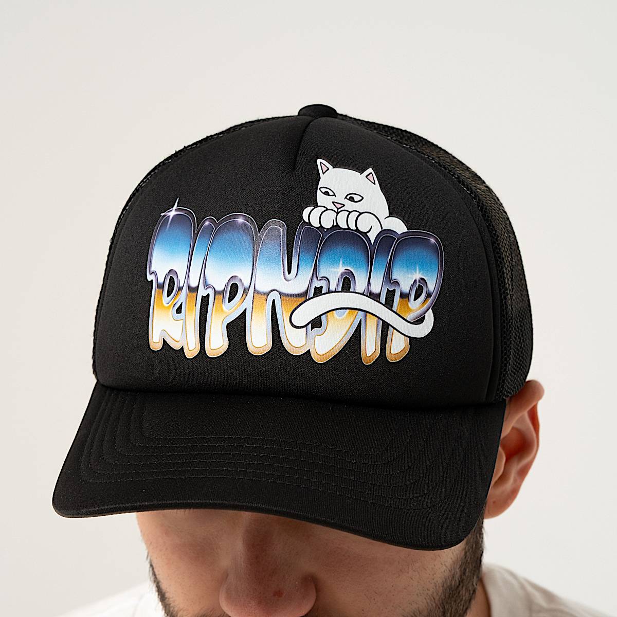Chroma Trucker Hat (Black) - Image 2