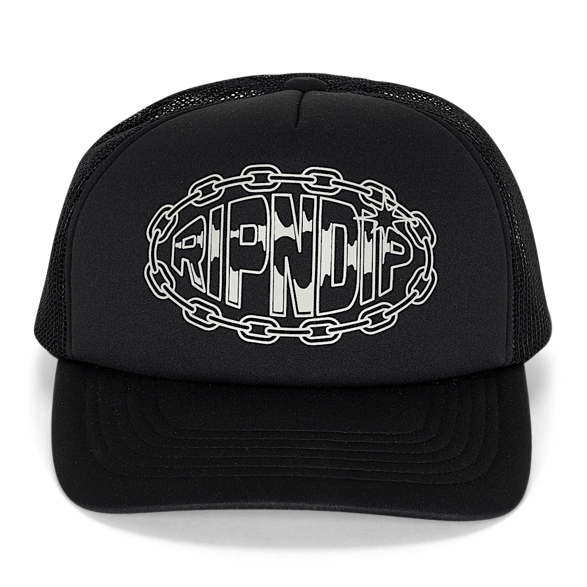 Linked Up Trucker Hat (Black) - Image 2