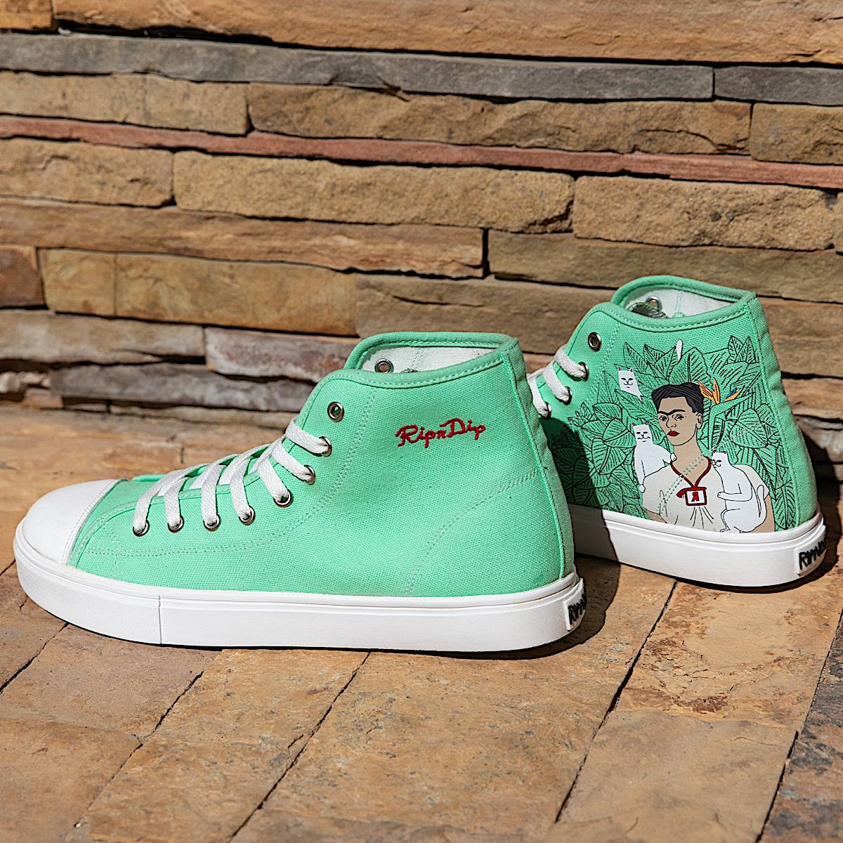 Nermal Portrait High Tops (Mint) - Image 2
