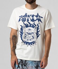 Alternative view of The Happiest Cat Tee (Bone)