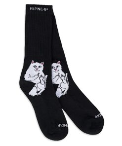 Alternative view of Lord Nermal Socks (Black)