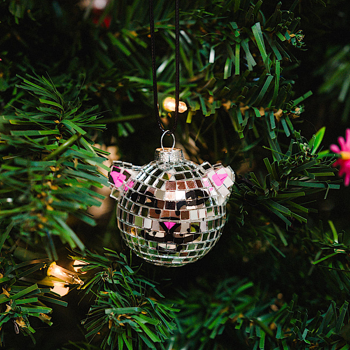 Nermal Disco Car Ornament (Metallic) - Image 2