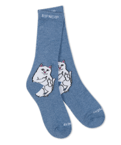 Alternative view of Lord Nermal Socks (Slate Heather)