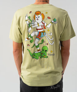 Alternative view of Alien Whisperer Tee (Light Moss)