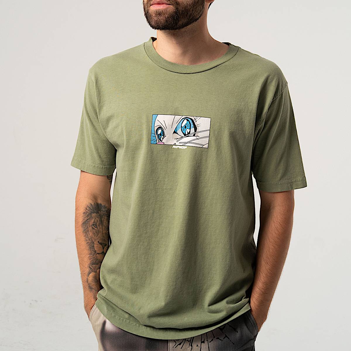 Metal Claw Tee (Dusty Olive) - Image 2