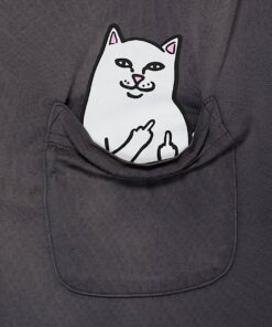 Alternative view of Lord Nermal Pocket Tee (Charcoal Vintage Wash)