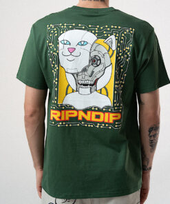 Alternative view of Plugged In Tee (Dark Forest)