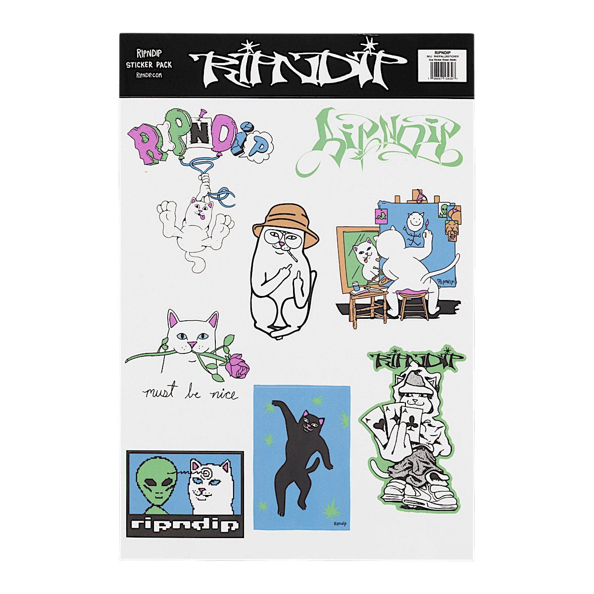 Ace Sticker Sheet (Multi) - Image 2