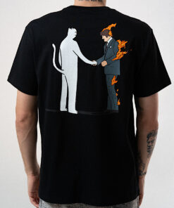 Alternative view of Burn Tee (Black)