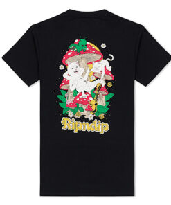 Alternative view of Caterpillar Garden Tee (Black)