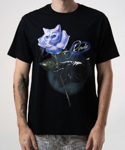 Alternative view of Rose Tee (Black)