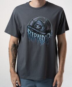 Alternative view of Out Of Time Tee (Charcoal)