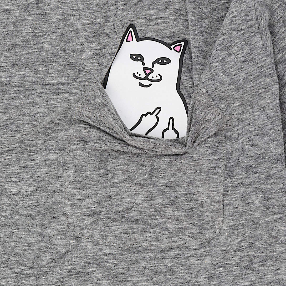 Lord Nermal Pocket Tee (Heather Grey) - Image 2