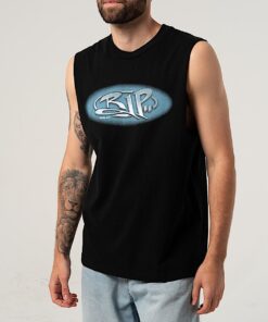 Alternative view of Ripped Tank  (Black)