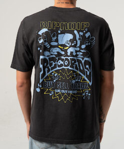 Alternative view of Ripndip Records Tee (Charcoal Vintage Wash)