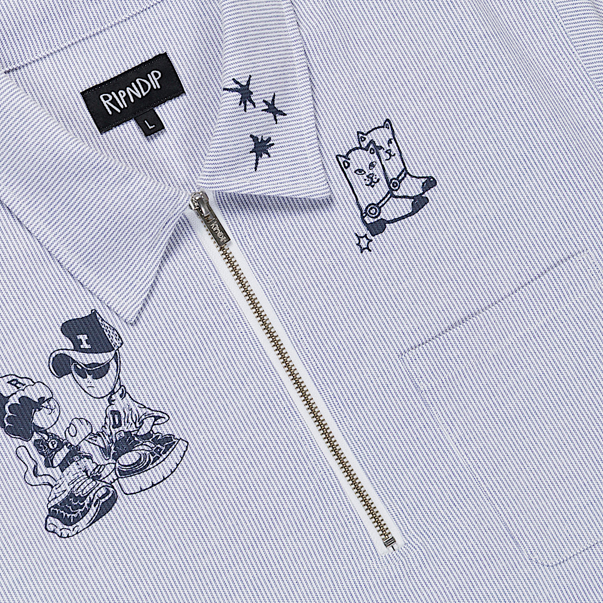 Westside Quarter Zip Shirt (Navy ) - Image 3