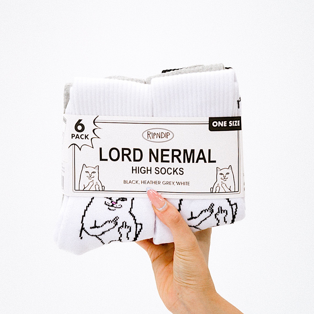 Lord Nermal Socks 6 Pack (Multi) - Image 3