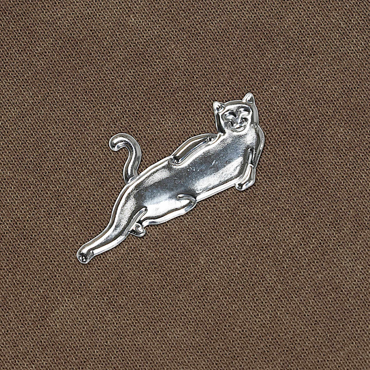 Castanza Zip Up Hoodie (Brown Vintage Wash) - Image 3