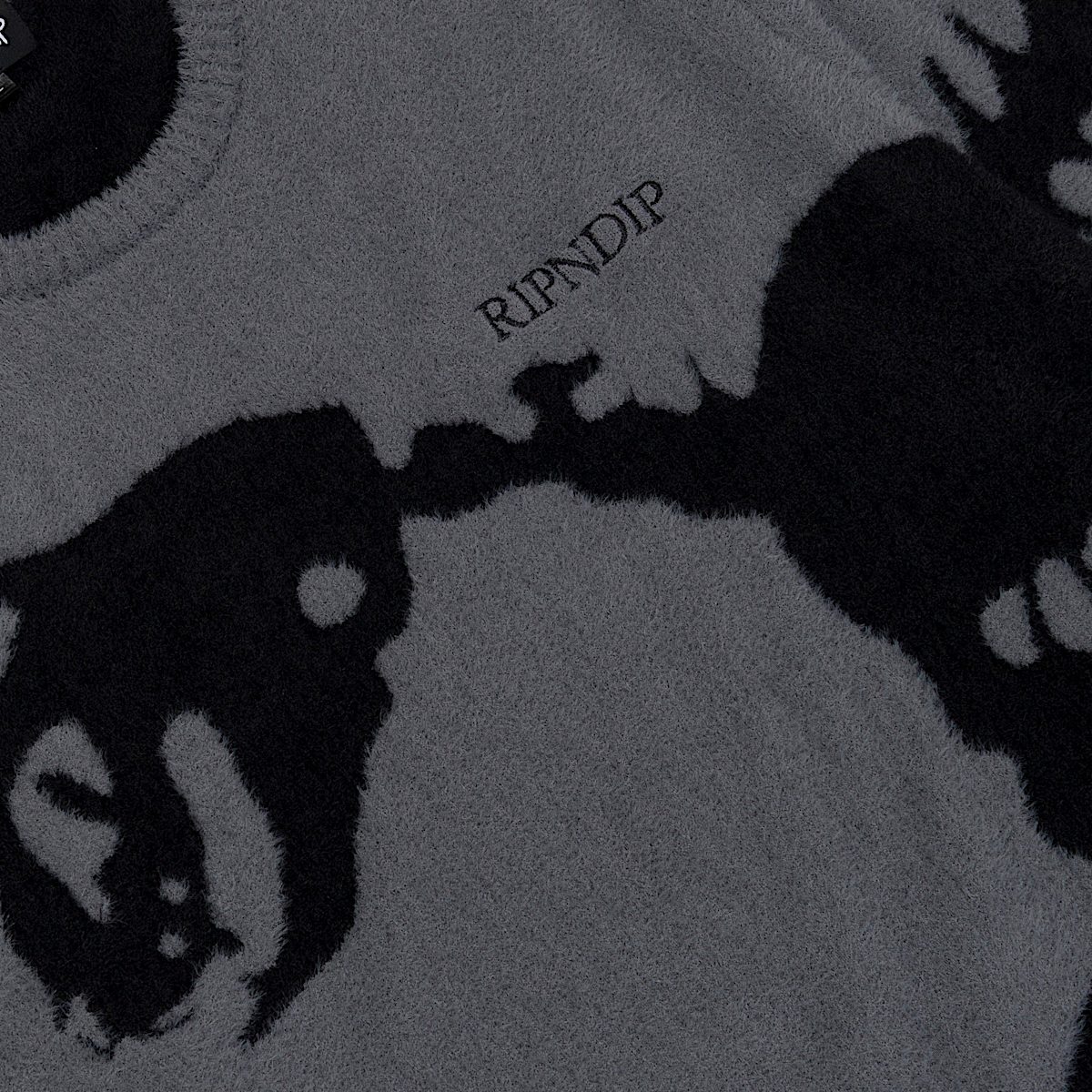 Fossil Mohair Knit Sweater (Charcoal) - Image 3