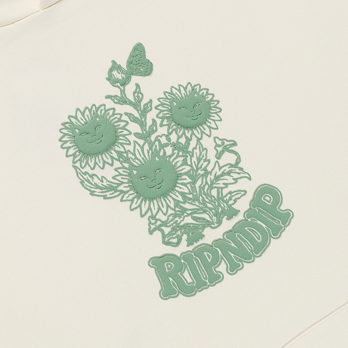 Where The Flowers Bloom Hoodie (Bone) - Image 3