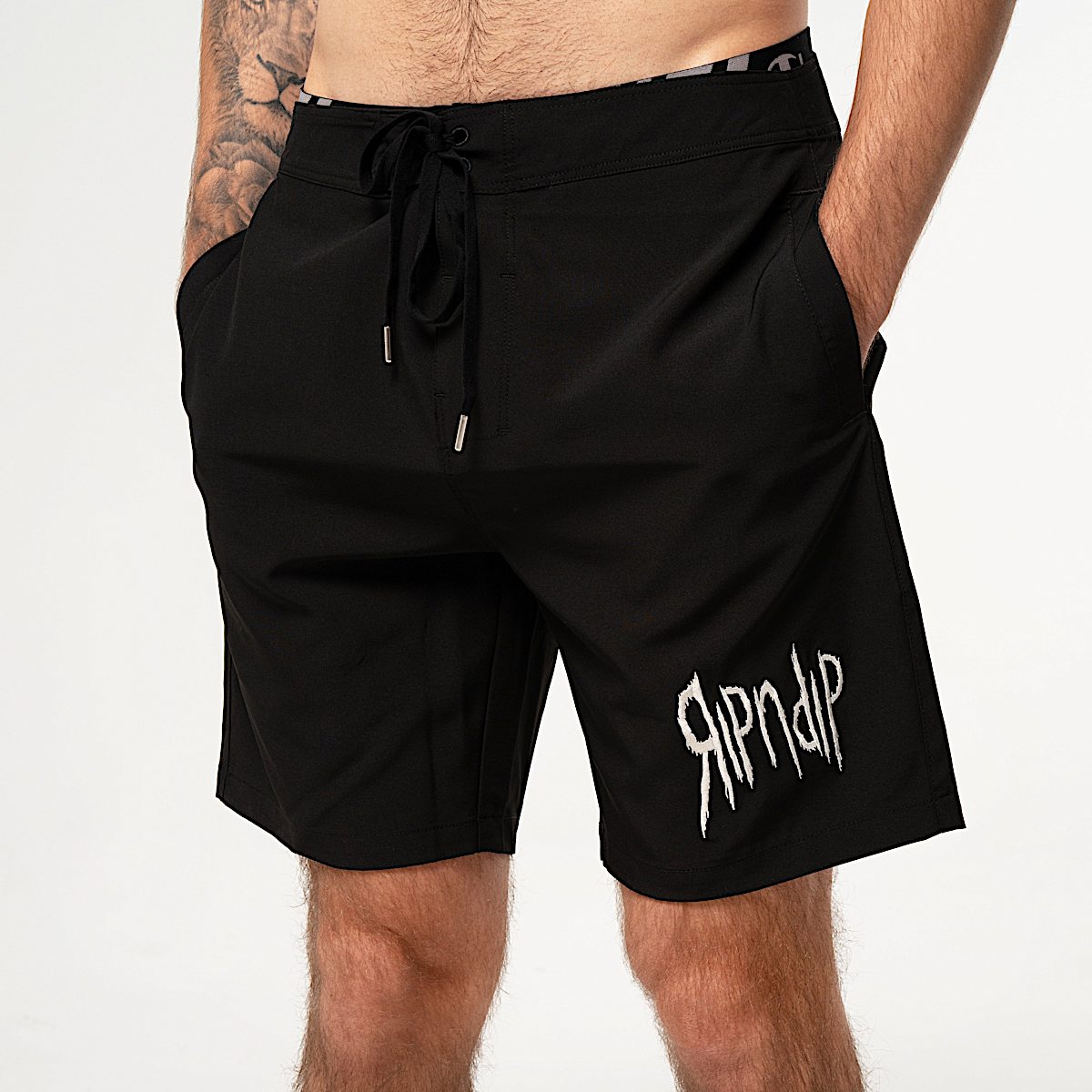 Insano Swim Shorts (Black) - Image 3