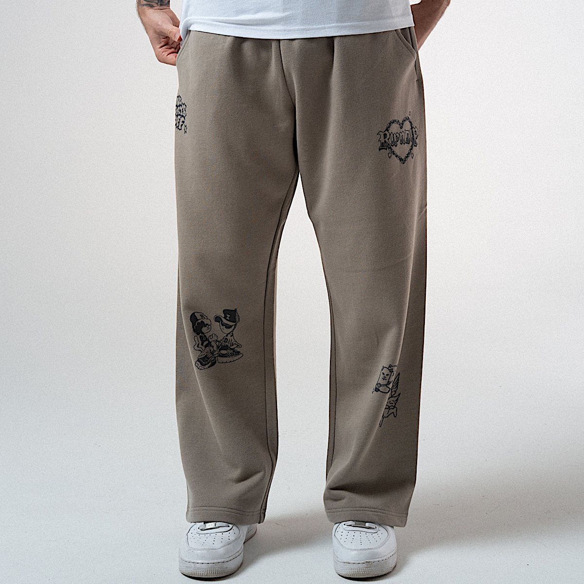 Westside Straight Leg Sweatpants (Dark Sand) - Image 3