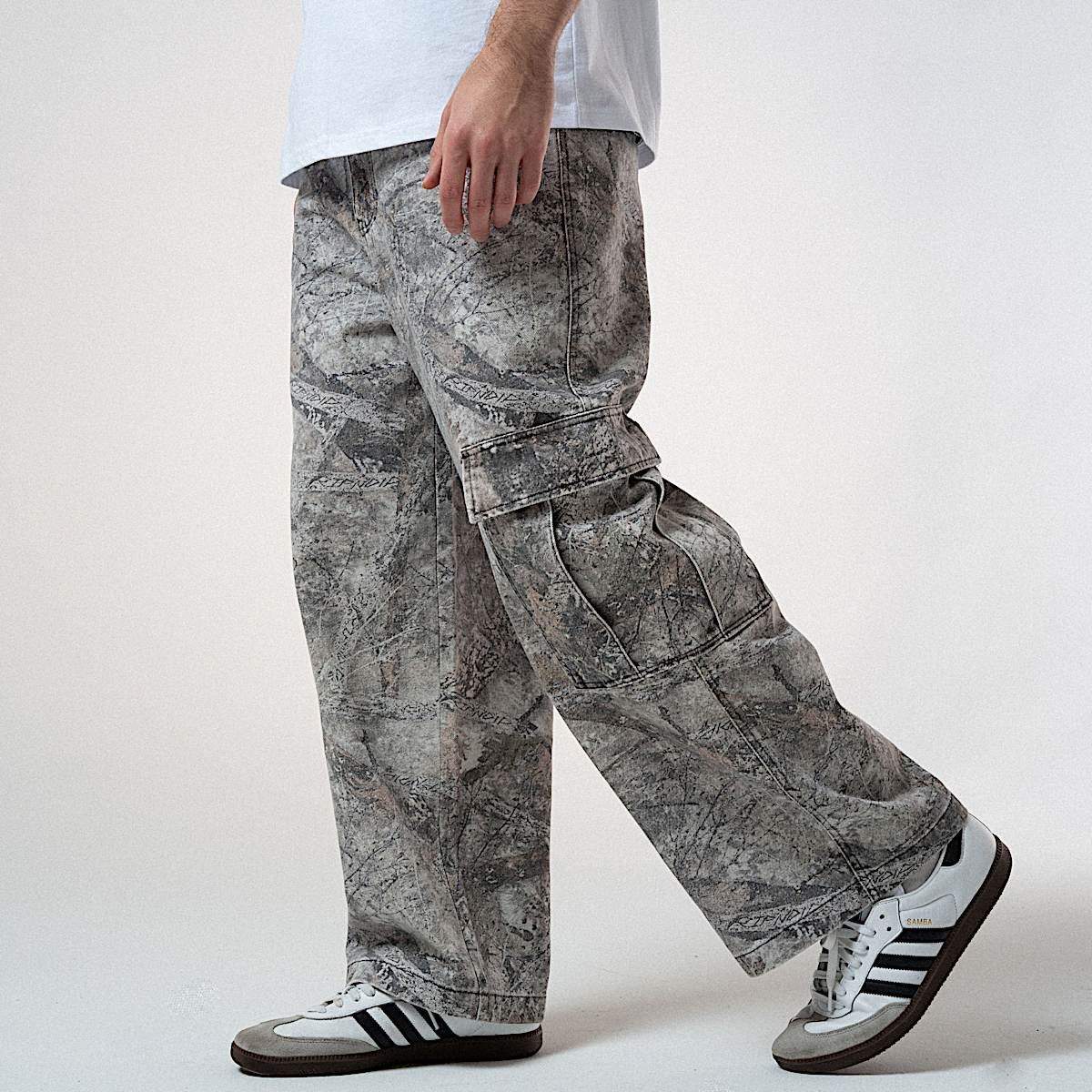 Nerm Tree Camo Extra Wide Cargo Pants (Nerm Tree Camo) - Image 3