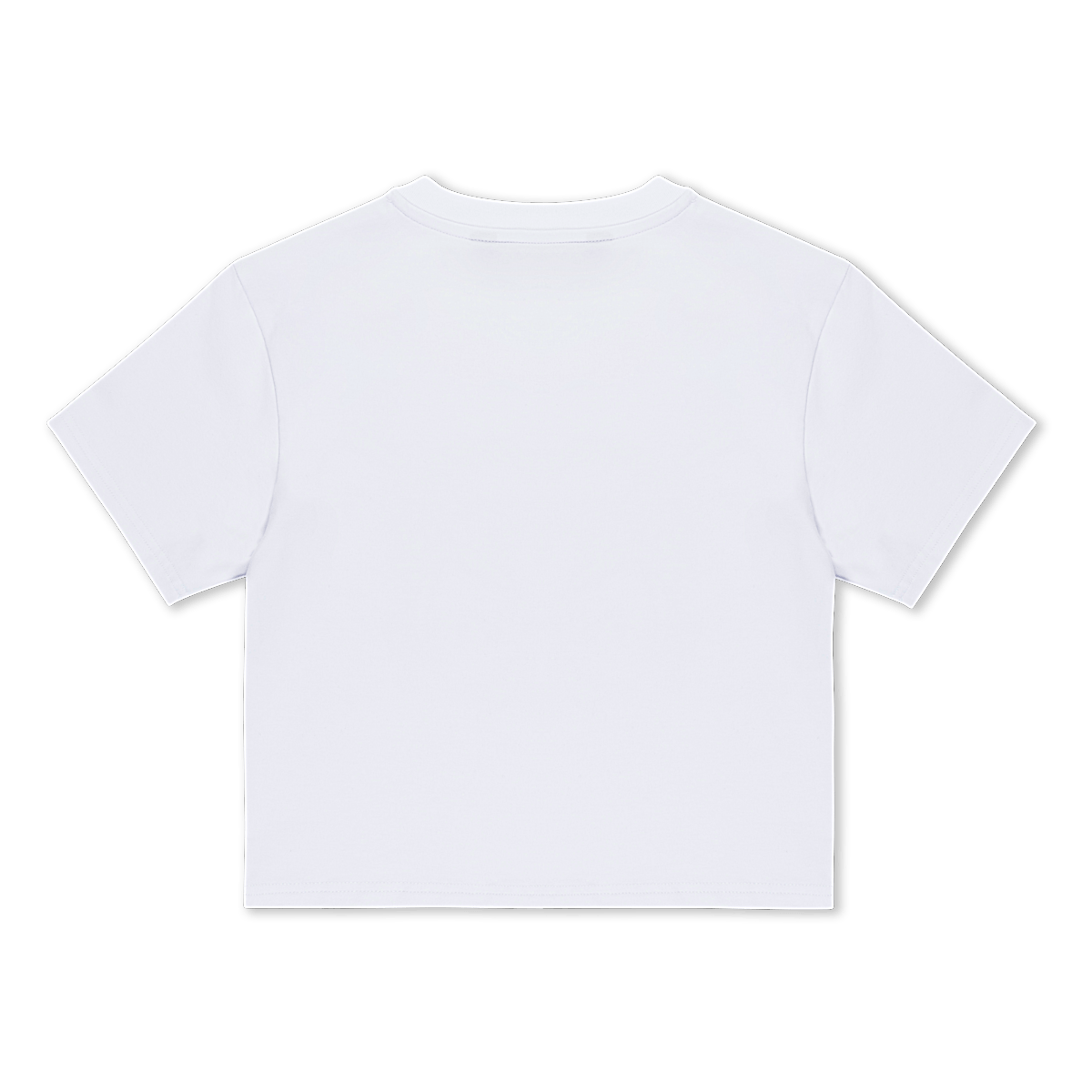 Kali Cropped Baby Tee (White) - Image 3
