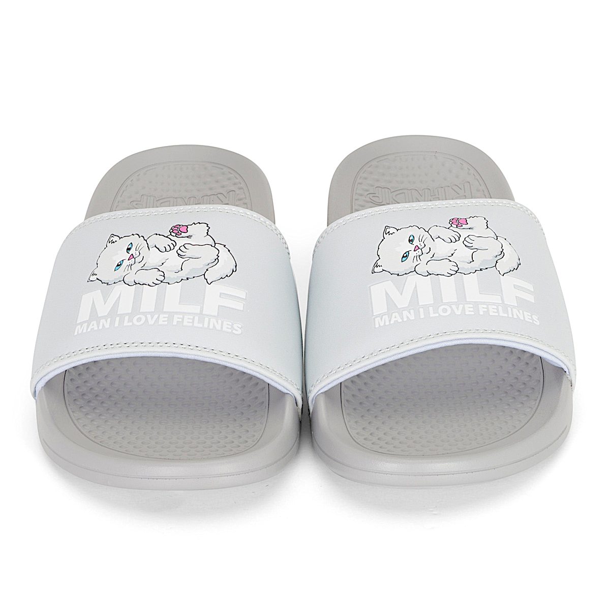 Man I Love Felines Slides (Grey) - Image 3