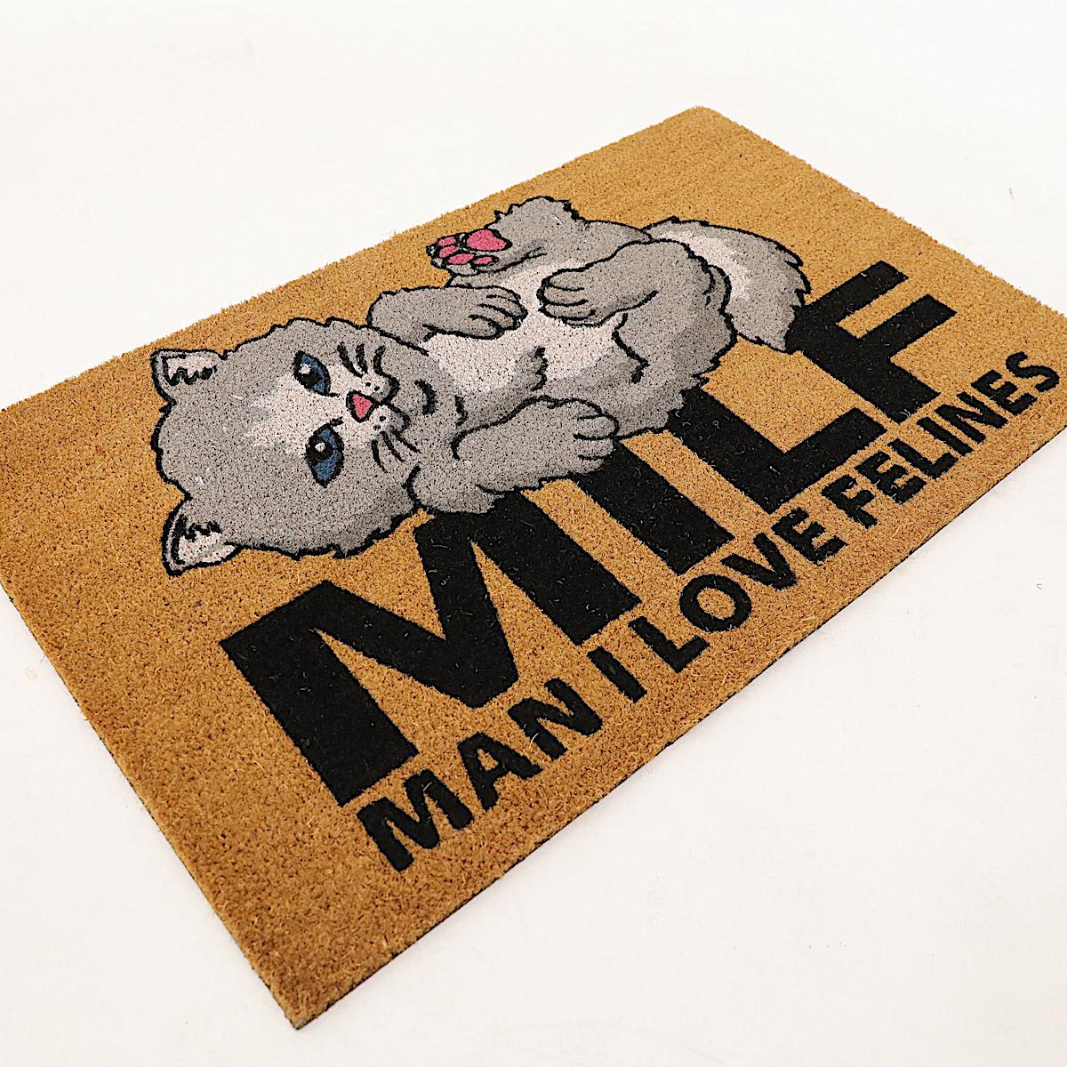 Man I Love Felines Rug (Brown) - Image 3